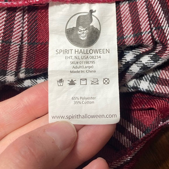 Plaid skirt Halloween schoolgirl cosplay Hogwarts griffindoor - Picture 7 of 7